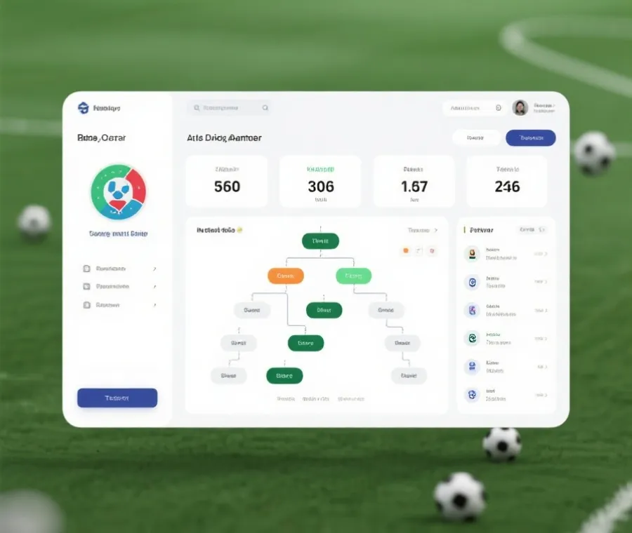 世界杯比分数据面板示意图